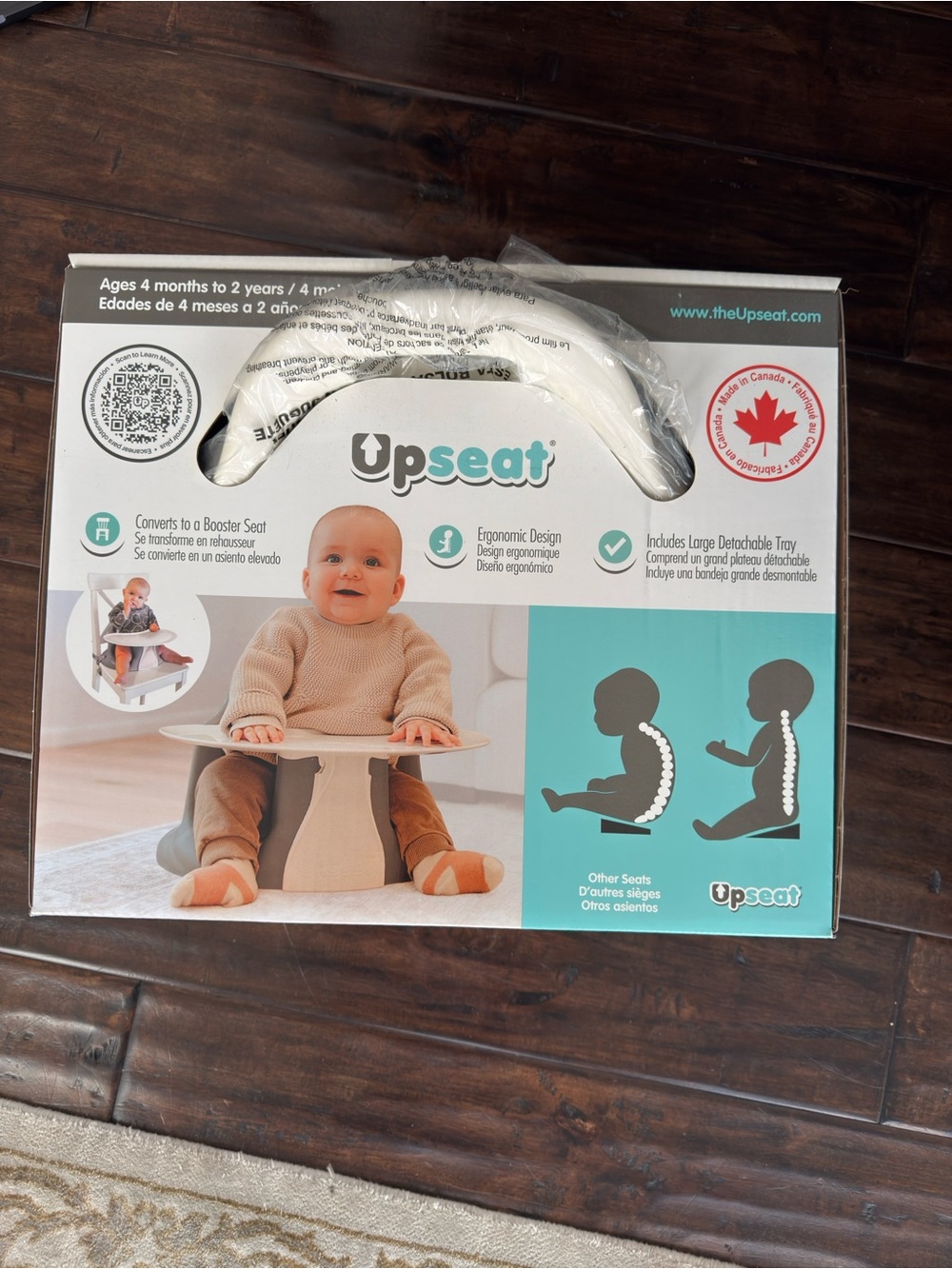 Upseat Kids Booster Seat - Cream